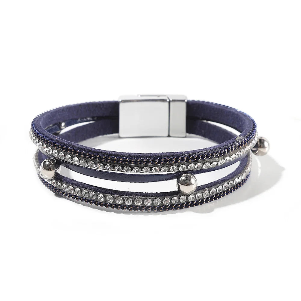 Genuine Leather Wrap Bracelet