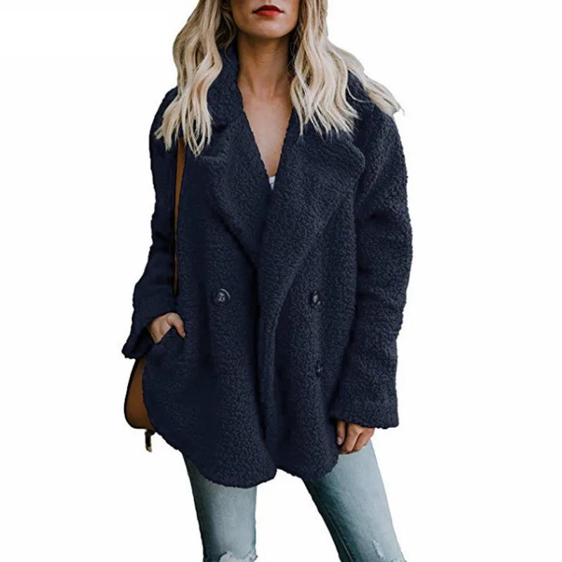 Casual Solid Long Parka