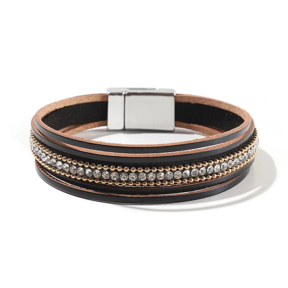 Genuine Leather Wrap Bracelet