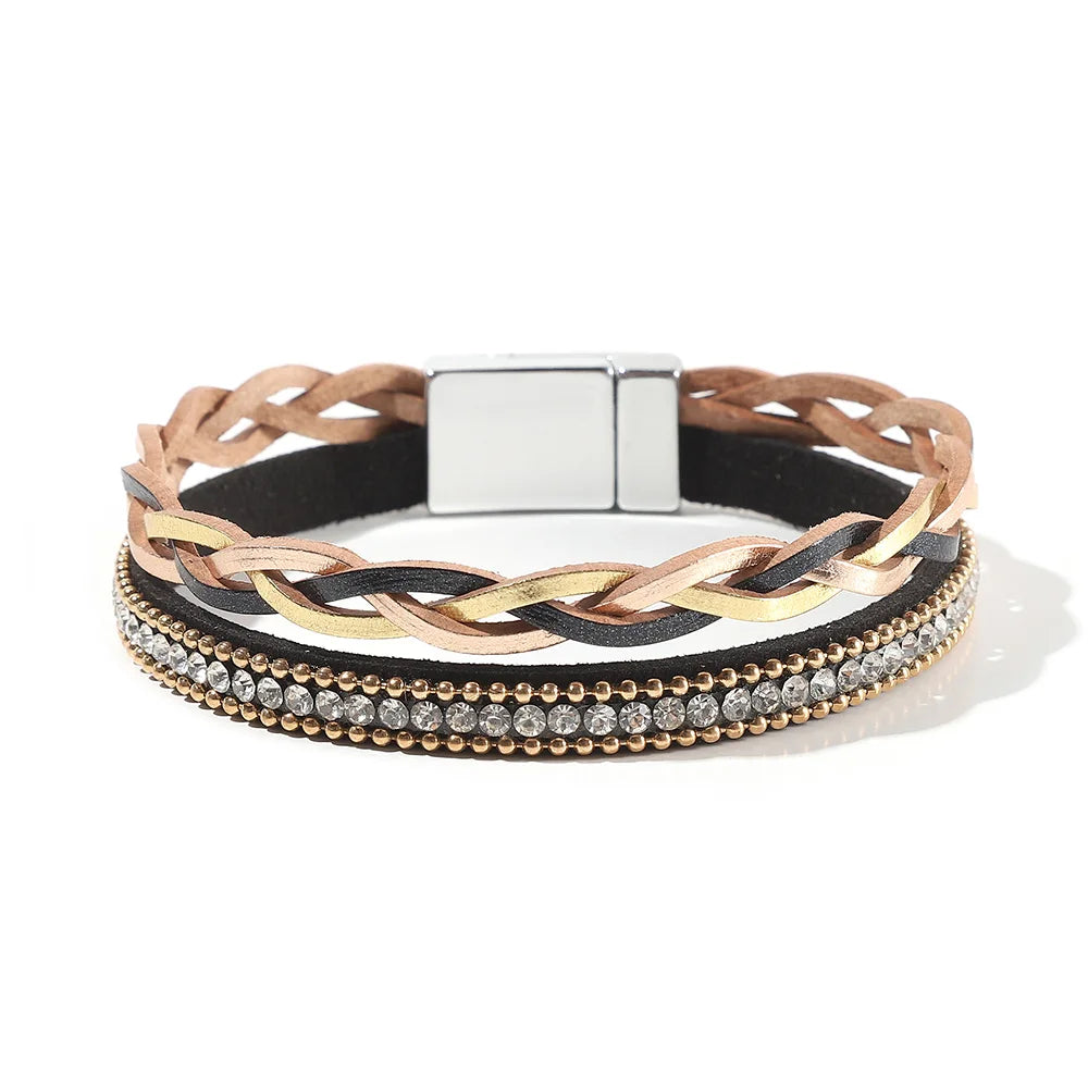 Genuine Leather Wrap Bracelet