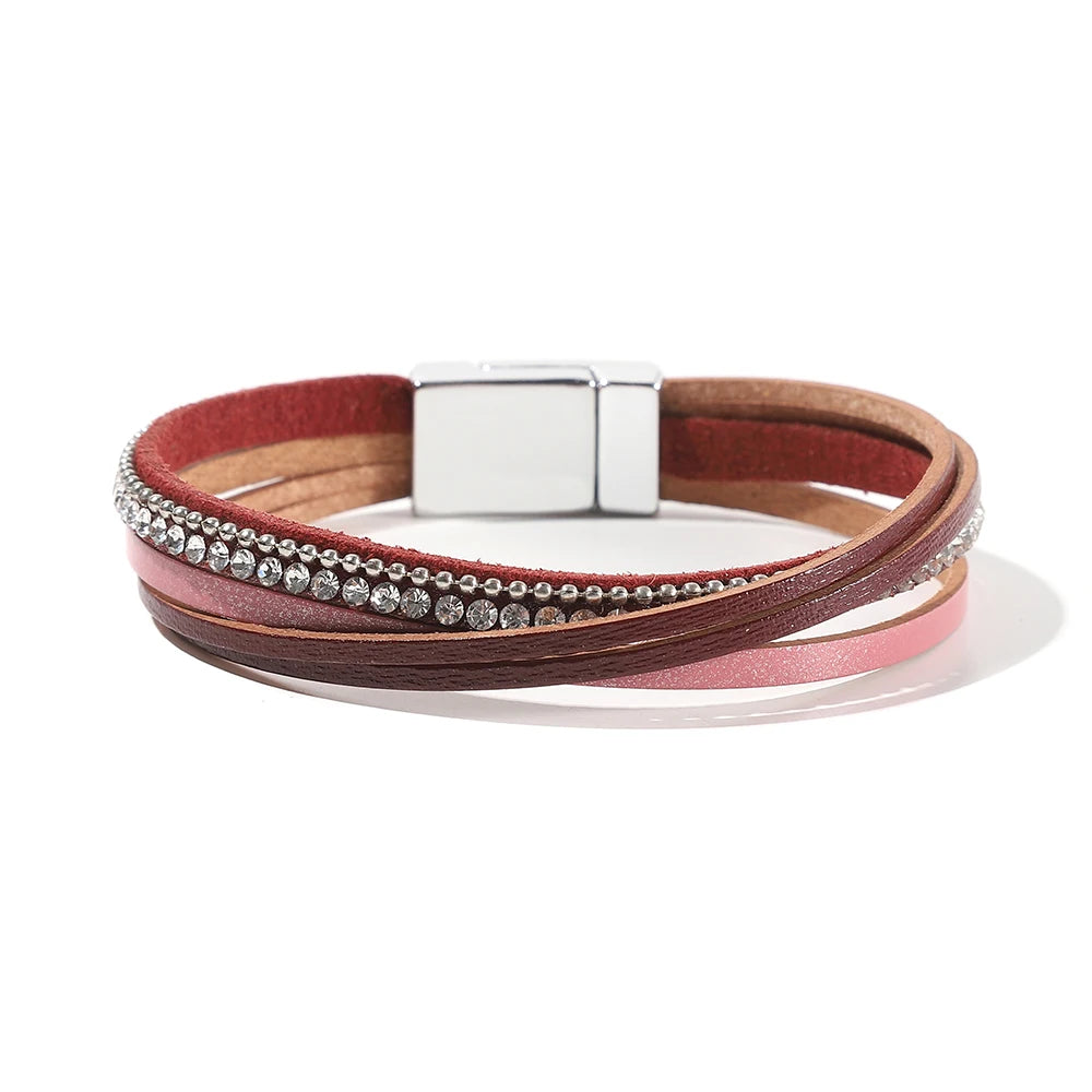 Genuine Leather Wrap Bracelet