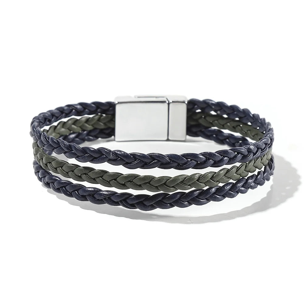 Genuine Leather Wrap Bracelet