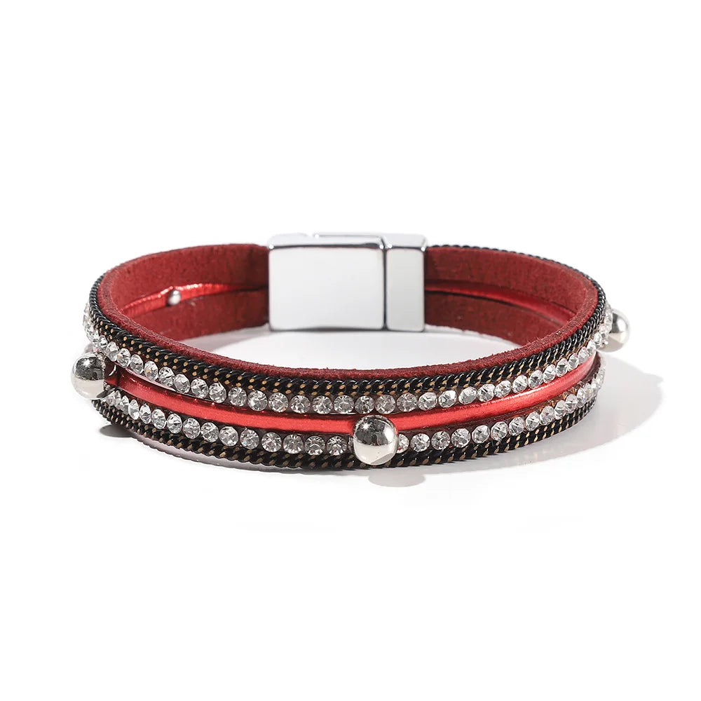 Genuine Leather Wrap Bracelet