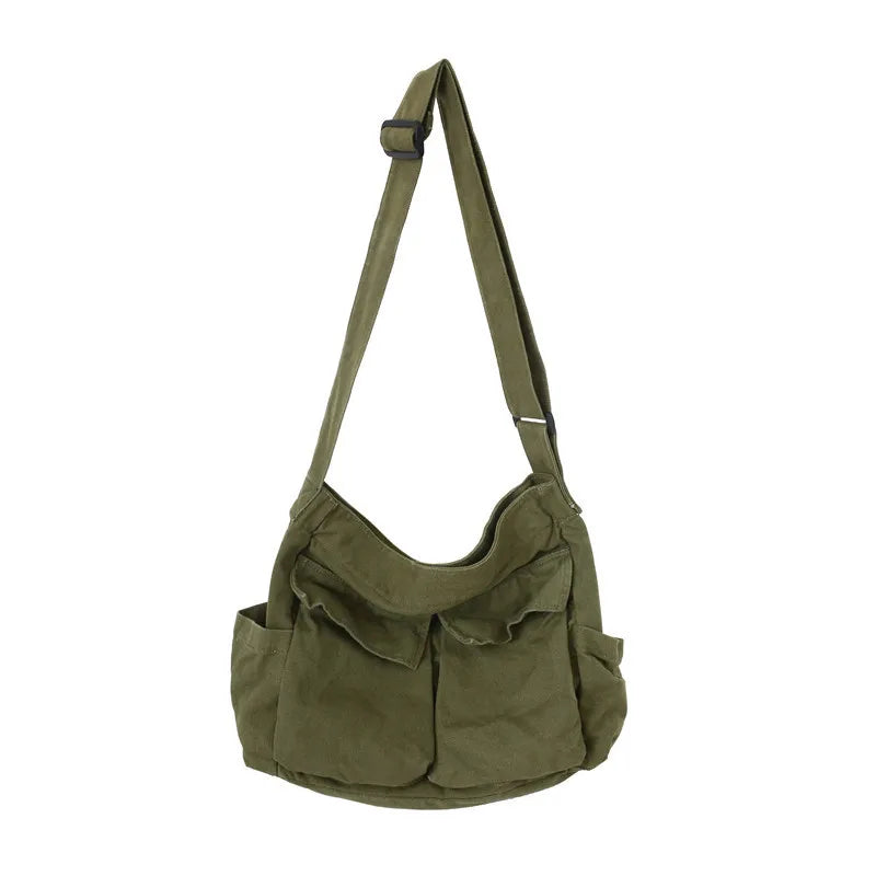 Large Capacity Canvas Messenger Bag