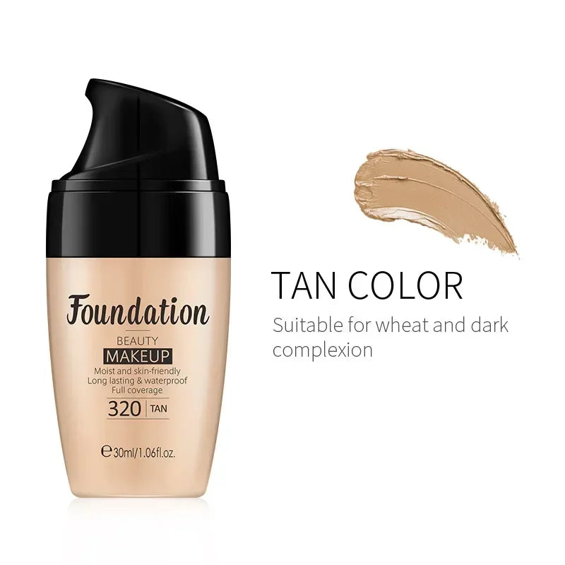 Moisturizing Waterproof Liquid Foundation