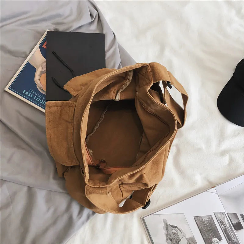 Large Capacity Canvas Messenger Bag