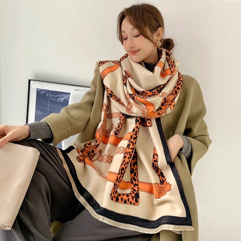 Luxury Winter Cashmere Scarf